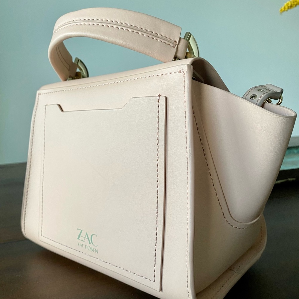 Pink Leather Zac Posen Satchel Bag